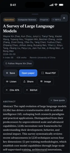 Folio: Research Feed screenshot 3