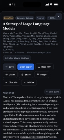Folio: Research Feed Screenshot 3 of 5