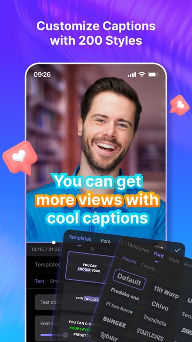 Blink: Captions & Teleprompter Screenshot