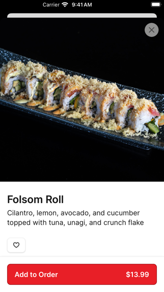 Express Sushi & Teriyaki iPhone screenshot 3 - Food & Drink app