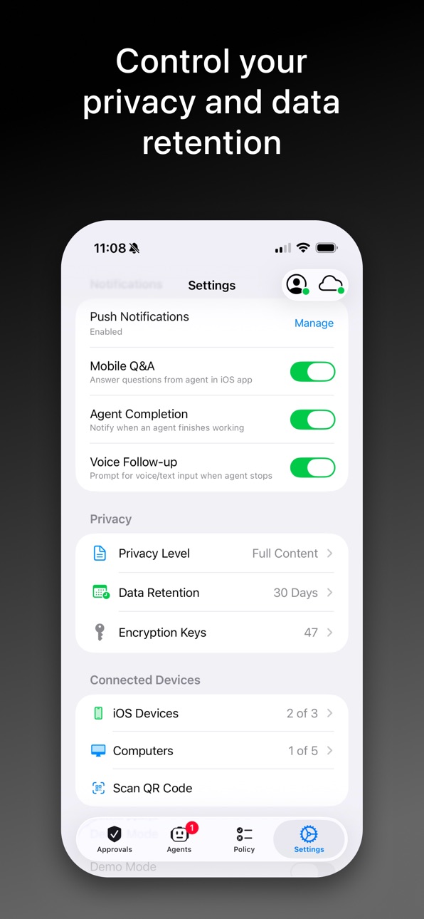 iPhone screenshot