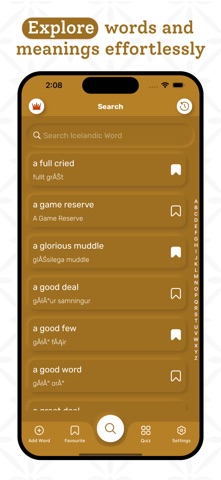 Icelandic Dictionary - offline Screenshot 2 of 8