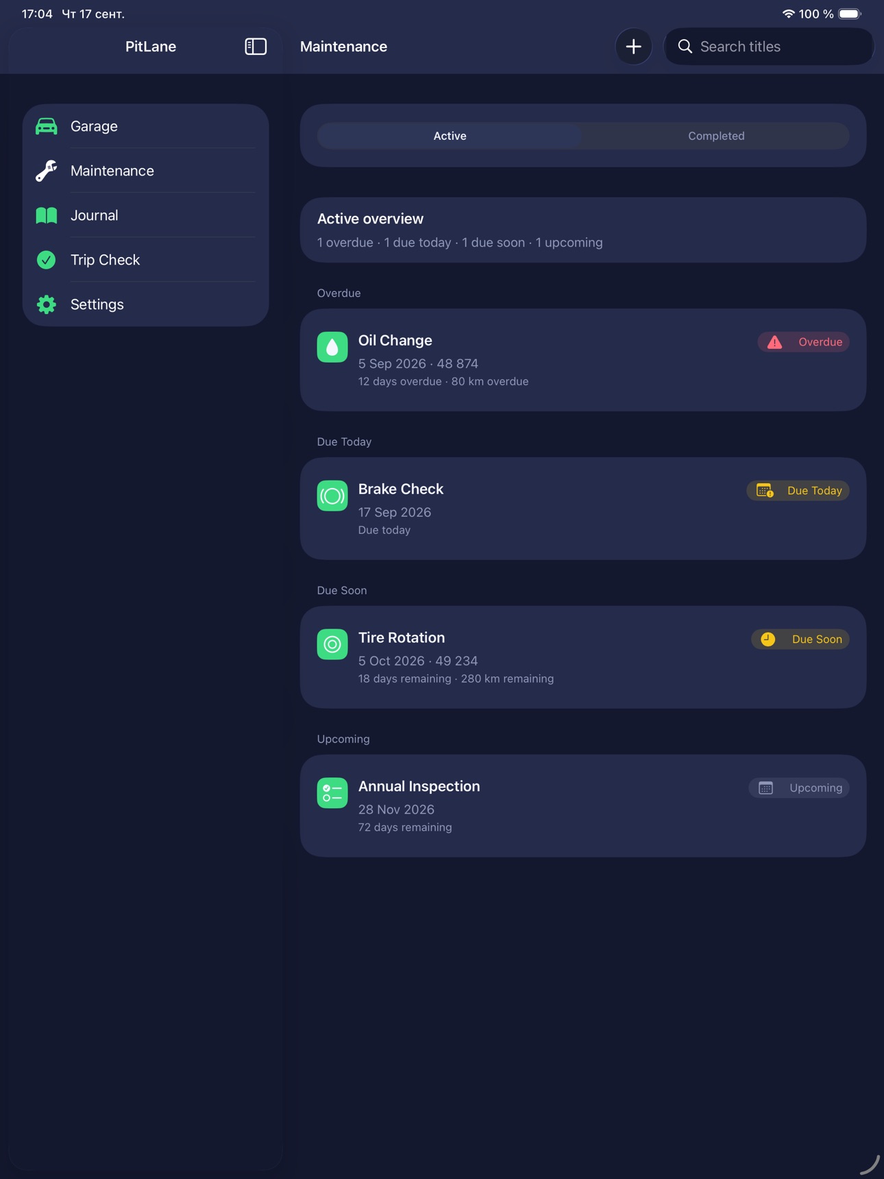 Screenshot 7 of Check Routine App
