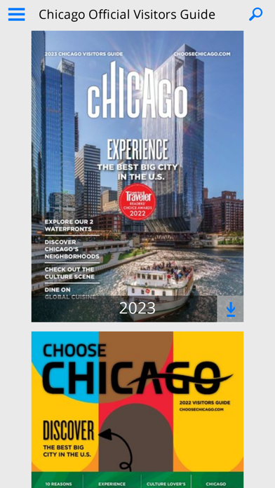 Chicago Official Visitor Guide Screenshot