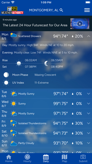 WAKA Weather Screenshot