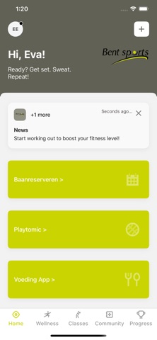 Bent sports screenshot
