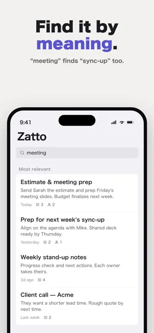 Zatto: AI Notes, Tasks & Memo screenshot 4