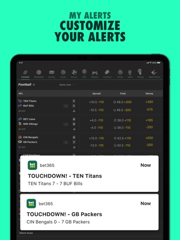 bet365 - Sportsbook & Casino iPad screenshot