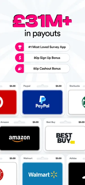 Survey Pop: Make money fast! iPhone screenshot 1