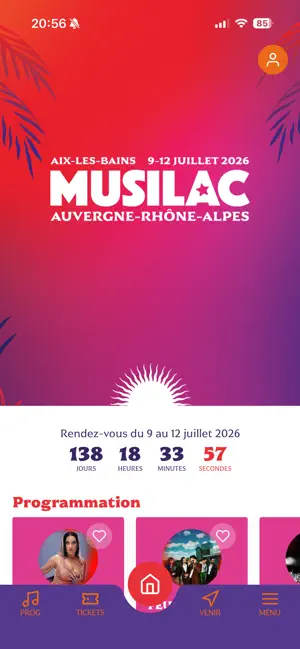 Musilac 2026 iPhone screenshot 1