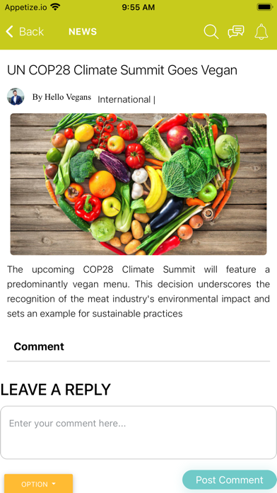 Hello Vegans Screenshot