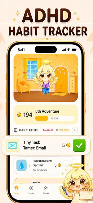 Lumi: ADHD Habit Tracker & RPG screenshot 1