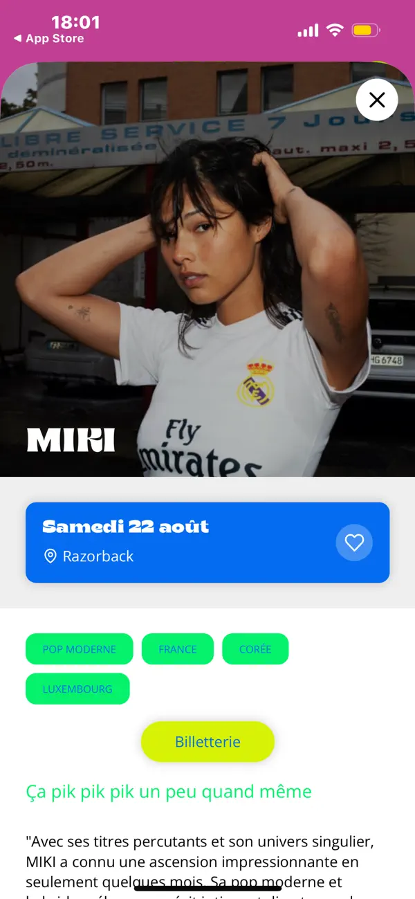 Screenshot #3 pour Cabaret Vert 2026
