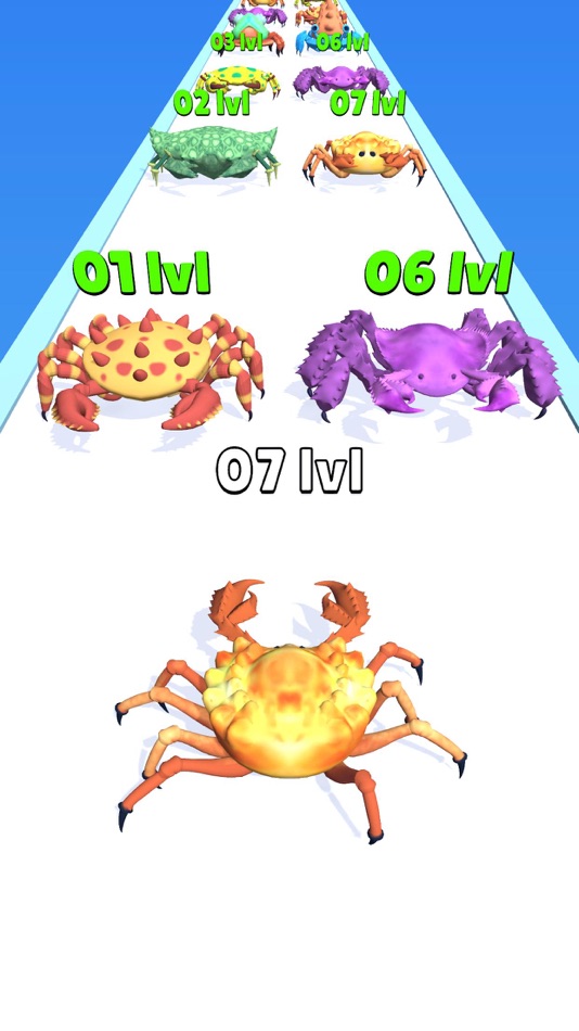 #5. Crab Evolution Run (iOS) 由: Rawky Studios