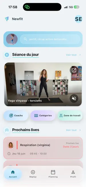 Newfit : Sport à la maison screenshot 1