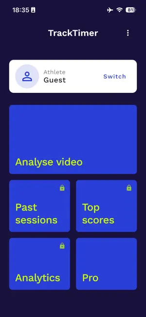 TrackTimer screenshot 2
