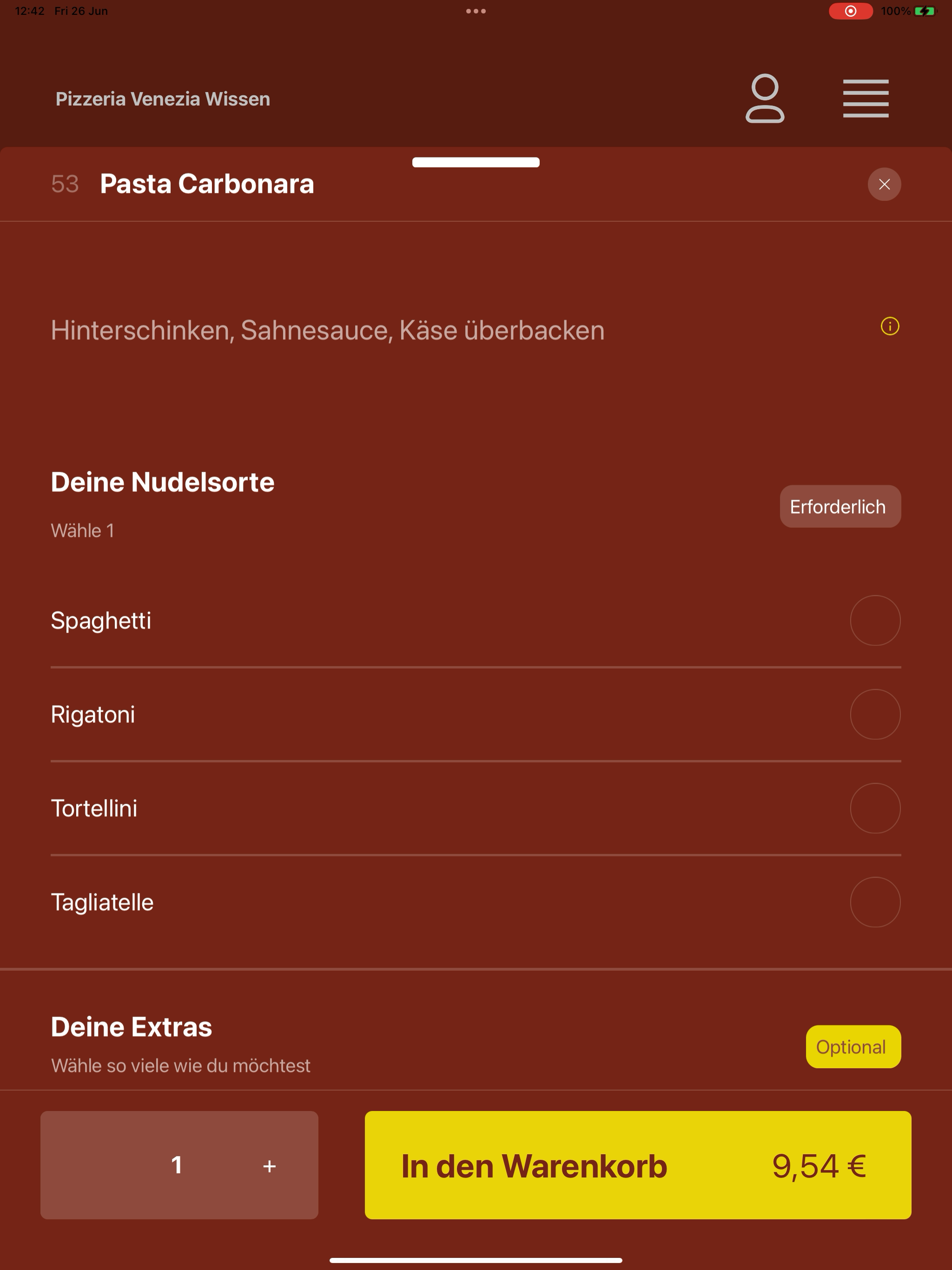 Pizzeria Venezia Wissen screenshot 15