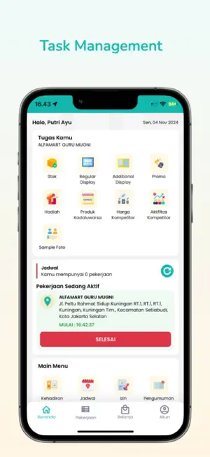 Tema Task screenshot 1