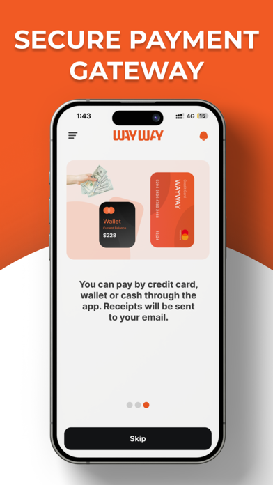 WayWay: Book a car ride Screenshot