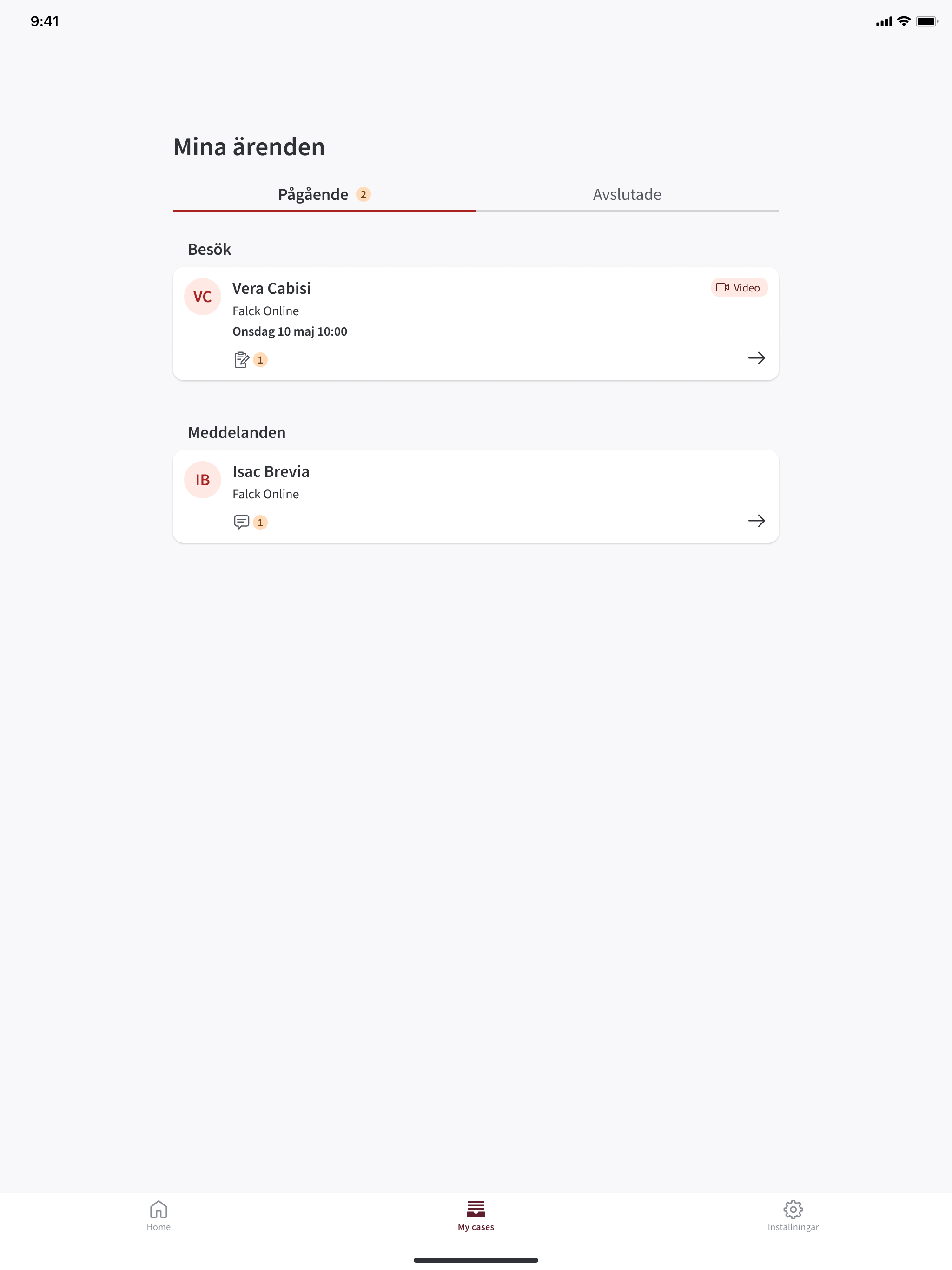 Falck Online screenshot 14