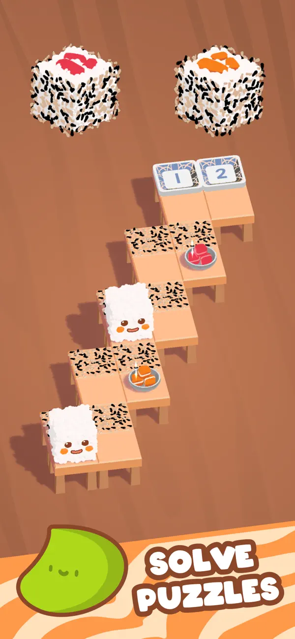 Sushi Roll: Bite Sized Puzzles