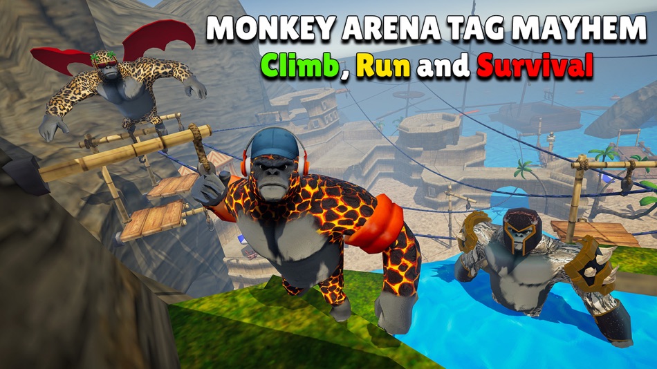 #5. Monkey Arena Tag Mayhem Games (iOS) 由: Touraj Nazeef