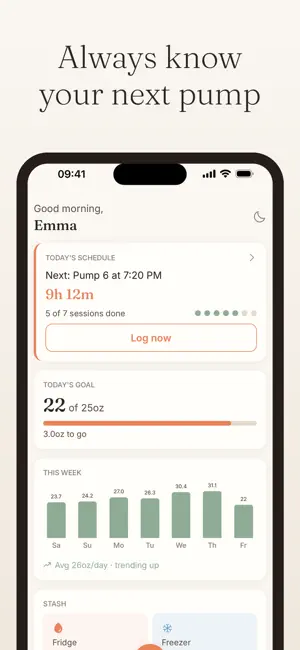 Pumping Schedule: Milk Log screenshot 2