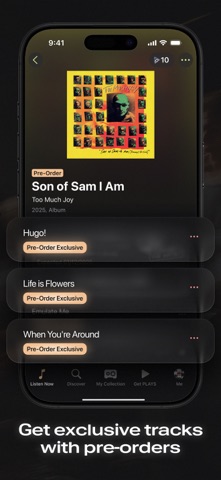 Tapedeck - Music Superfan App iPhone screenshot