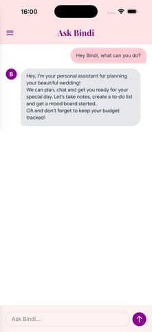 AskBindi: Wedding Planner screenshot