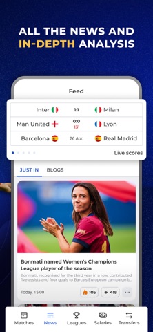 Soccer Xtra - Live Score iPhone screenshot