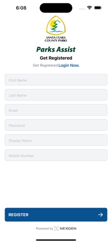Parks Assist iPhone screenshot