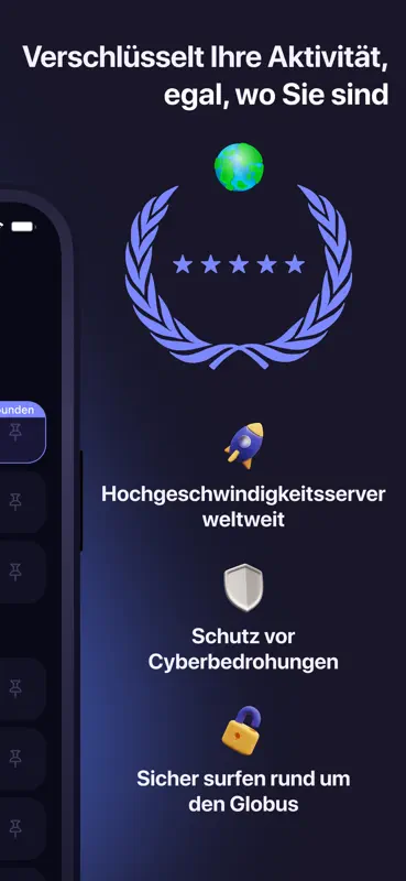 World VPN: Sicherheit & Schutz screenshot 3 of 4