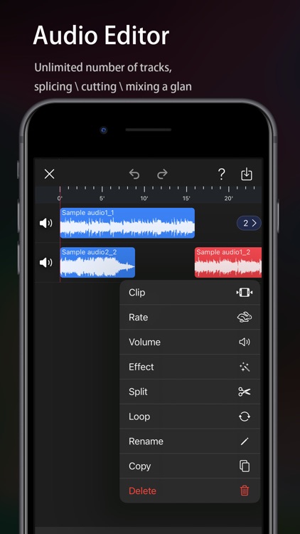 Audio Editor - Music editor