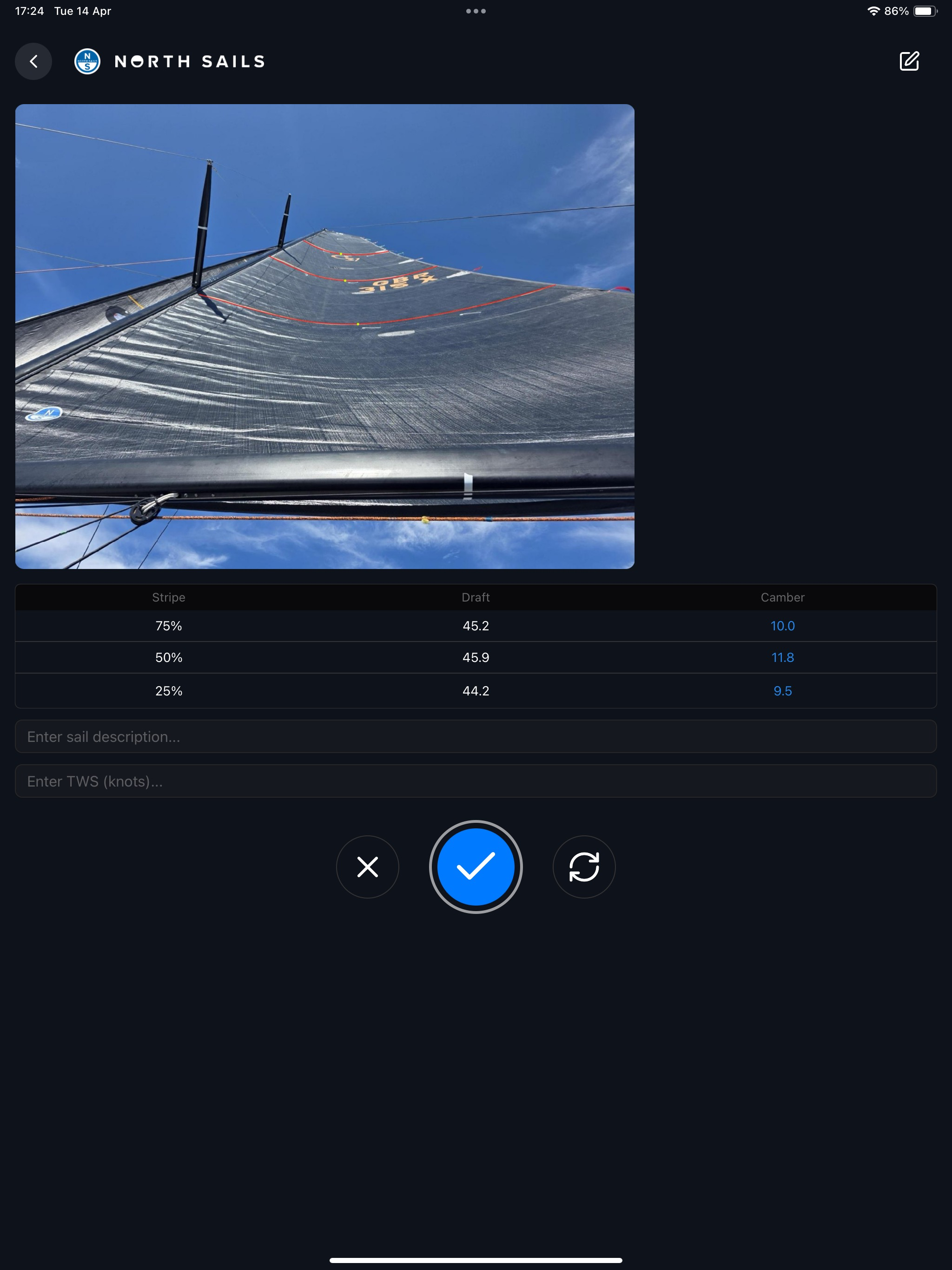 North Sails Sailscan screenshot 6