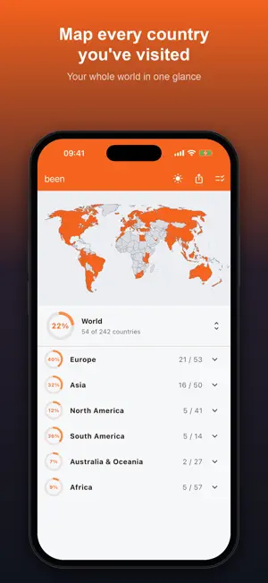 been: Countries Visited screenshot 1
