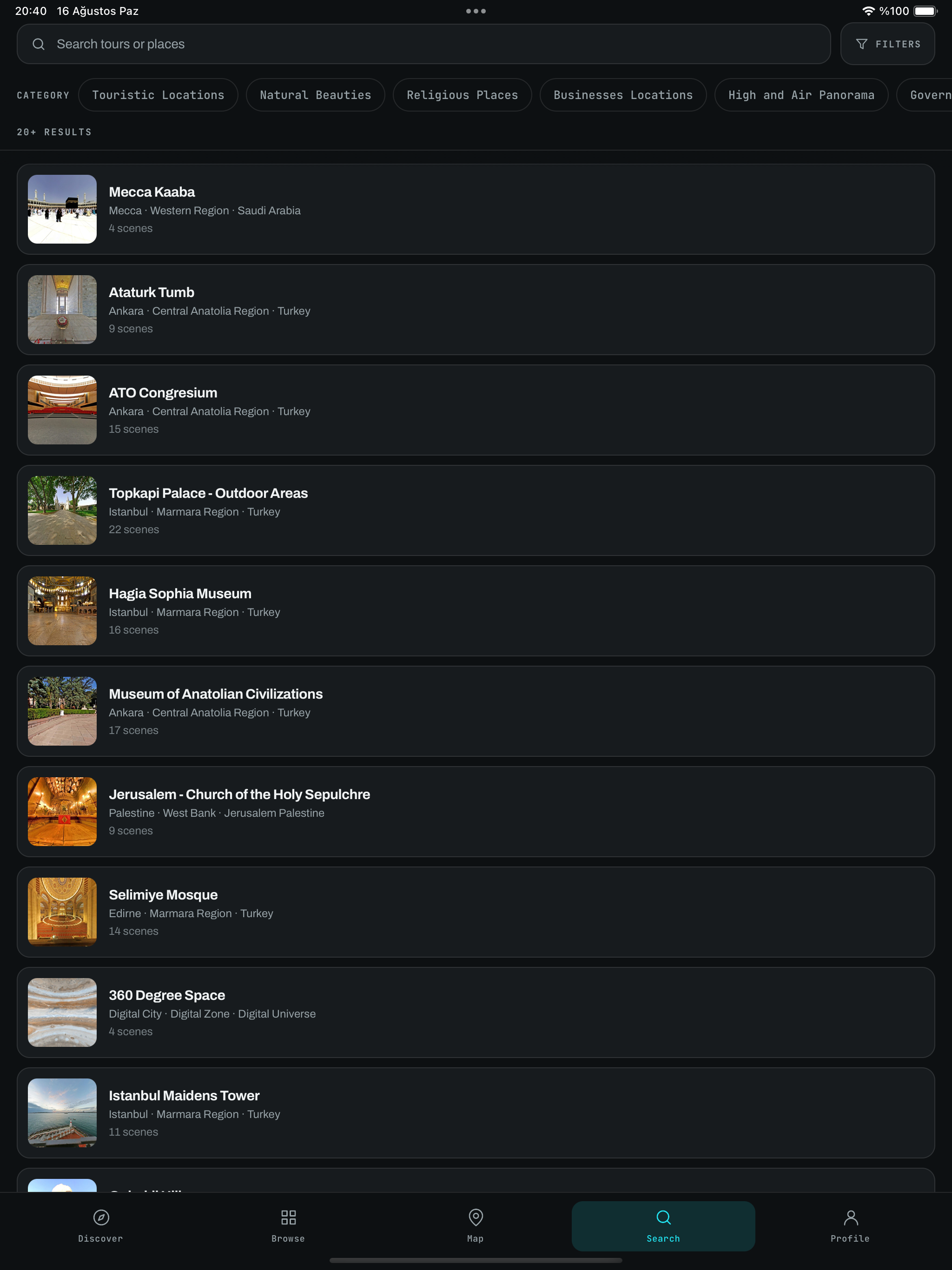 360° Virtual Tours Platform screenshot 14