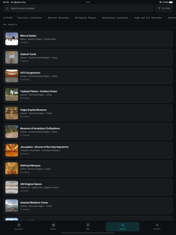 360° Virtual Tours Platform iPad screenshot