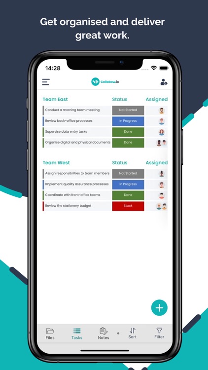 Collabow: Files, Tasks & Chat