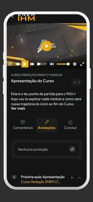 Plataforma Enem IHM screenshot 2
