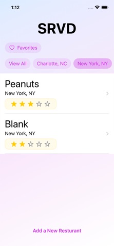 SRVD: Restaurant Tracking Screenshot 5 of 6