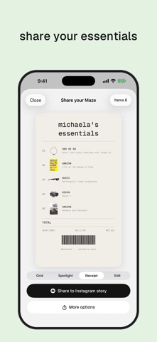 Maze - Your Things iPhone screenshot