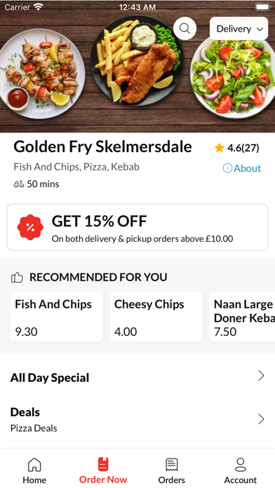 Golden Fry Skelmersdale Screenshot