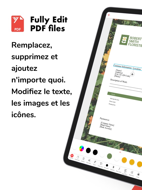Screenshot #4 pour Éditeur PDF: Tout Modifier