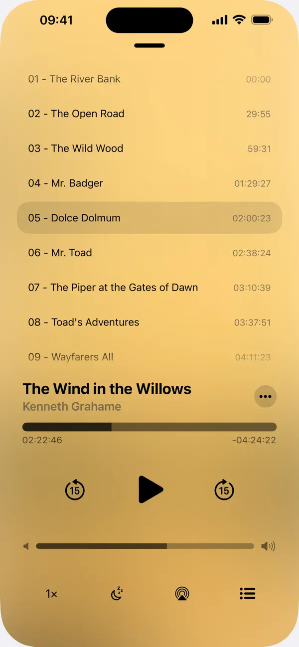 AudioBooks - MP3 & M4B player 截图 4