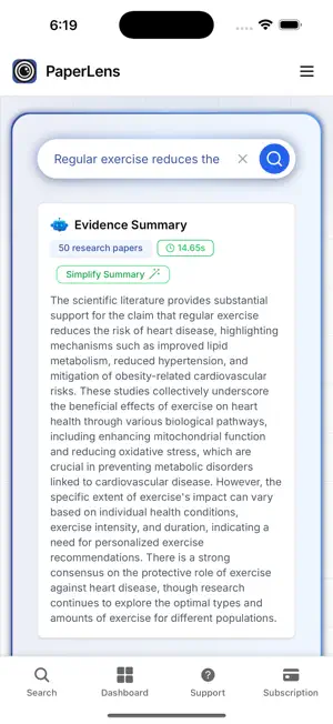 PaperLens Search screenshot 2