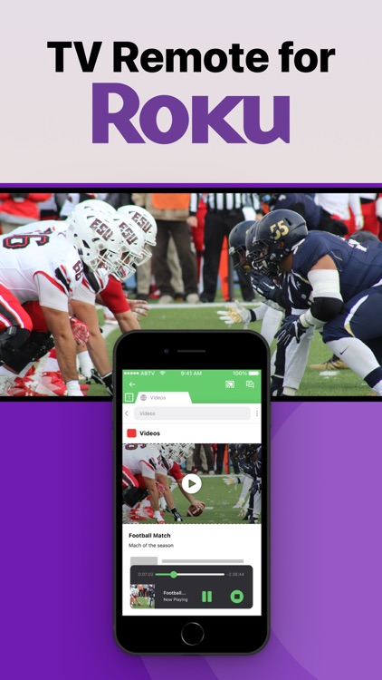 Roku Remote Control・Cast to TV