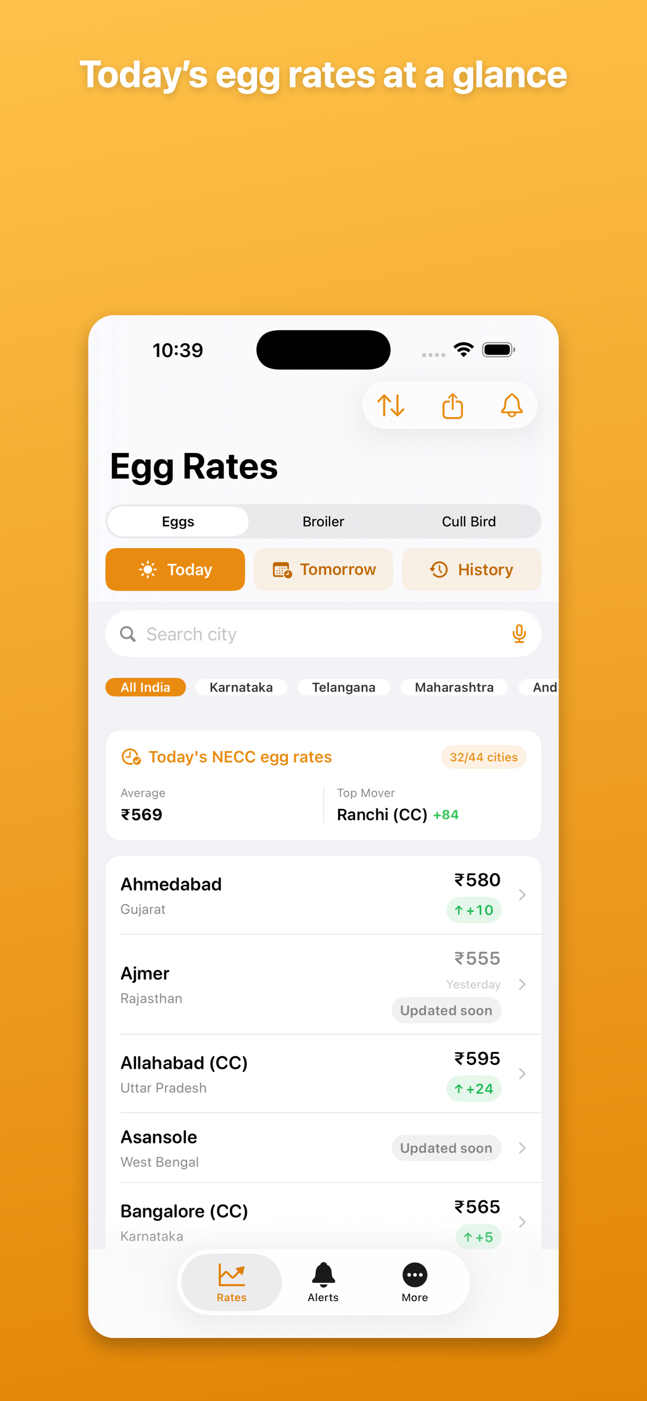 Egg and Chicken Rates screenshot 2