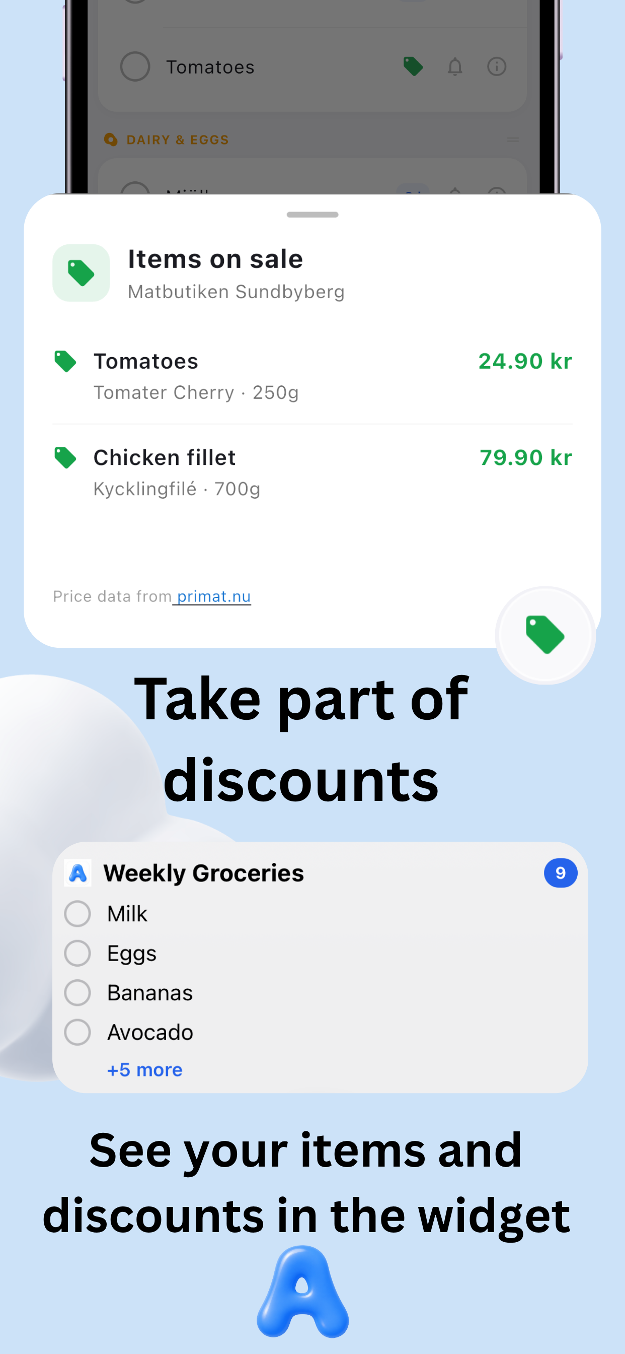 Grocery list - Allist screenshot 4