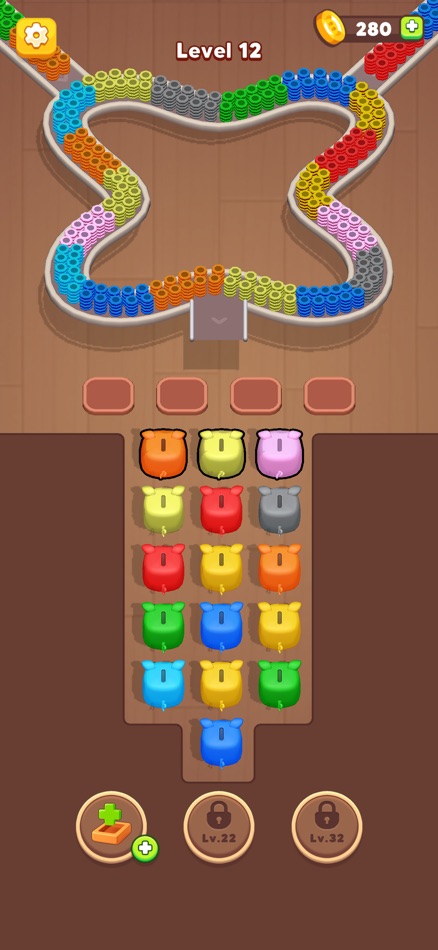 #3. Coin Stack Piggy Puzzle (iOS) By: HAPIGA VIET NAM COMPANY LIMITED