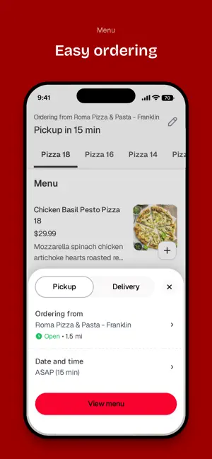 Roma Pizza & Pasta To Go screenshot 3
